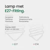 Bombilla LED E27 de 10W, forma de bombilla, espectro de luz Vista previa de la imagen del producto 11