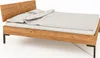 Bett Seiba 2 Wildeiche massiv 100x200 mit Holzkopfteil und Produktbild-Vorschau 3