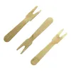 500 Pommesgabeln 8cm braun holz kompostierbar / Einweg Produktbild-Vorschau 2