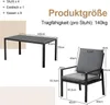 MeXo Gartenmöbel Set Lounge Set Garten-Essgruppe Alu-Möbel Produktbild-Vorschau 7