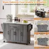 Flieks carrello da cucina a isola con portaspezie, carrello Anteprima dell’immagine prodotto 8