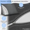 ELONEO Coussin dorsal avec traversin amovible et poche Voir les images du produit 7