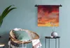 MuchoWow® Wandteppich Wandbehang Wolken - Sonne - Rot 60x60 Produktbild-Vorschau 5
