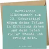 Mr. & Mrs. Panda Grußkarte Spruch 20. Geburtstag - Produktbild-Vorschau 1