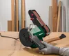 A person is using a belt sander to sharpen an axe. Produktbild-Vorschau