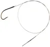 2 x Stahlvorfach 30 cm mit Haken # 2/0 und Schlaufe Produktbild-Vorschau 4
