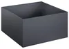 vidaXL Pot de jardin anthracite, 60 x 60 x 30 cm Voir les images du produit 1