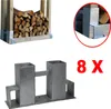 Holzstapelhilfe Stapelhilfe Holzstapelhalter Brennholz Produktbild-Vorschau 1