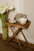Tabletttisch BON APPETIT braun Holz mit Aufdruck Produktbild-Vorschau 5