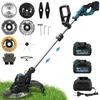 980W Akku Rasentrimmer mit  2*4,0Ah Akkus, 14800U/min Produktbild-Vorschau 1