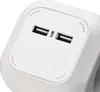 Steckdosenwürfel 1,9 m / 4 Steckdosen / weiß / PVC / USB / 1,5 mm2 Produktbild-Vorschau