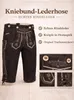 PAULGOS pantaloni tradizionali da uomo in pelle - braghe al Anteprima dell’immagine prodotto 5