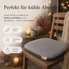 SILUK gemütliches Sitzkissen aus Filz 40cm x 40 cm - Produktbild-Vorschau 9