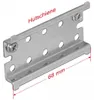 Hutschiene Edelstahl mit Endanschlag zur Wandmontage Produktbild-Vorschau 6