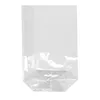 A clear plastic bag with a gusseted bottom. Anteprima dell’immagine prodotto