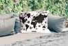 MuchoWow® Outdoor Kissen - Weltkarte - Schwarz - Weiß - Produktbild-Vorschau 2