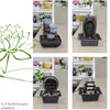 Zimmer-Tischbrunnen mit LED Beleuchtung Kaskaden Produktbild-Vorschau 5