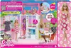 Barbie mit Wohnung Puppenhaus mit Figur, Möbel und Zubehör, Produktbild-Vorschau 1