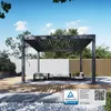 Deluxe Plus Pavillon Terrassenüberdachung Aluminium 4 x 4 M Produktbild-Vorschau 1