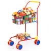 Chariot d'achat multicolore avec contenu Voir les images du produit 1
