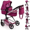 Kombi-Puppenwagen Vario bordeaux Produktbild-Vorschau 3