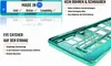 2 Stück Kennzeichenhalter Türkis - Chrom Produktbild-Vorschau 9