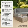 Mucola set da salotto in polyrattan mobili da giardino Anteprima dell’immagine prodotto 2