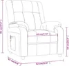 vidaXL Relaxsessel Hellgrau Stoff Produktbild-Vorschau 8