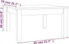 vidaXL Couchtisch 55x55x30 cm Massivholz Kiefer Produktbild-Vorschau 7