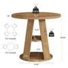 Tribesigns Table de repas ronde pour 2 personnes, 80 cm Voir les images du produit 2