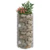 vidaXL Gabionen-Säule Rund Verzinkter Stahl Ø50x100 cm Produktbild-Vorschau 5