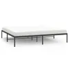 vidaXL Bettgestell Metall Schwarz 183x213 cm -  Betten & Produktbild-Vorschau 3