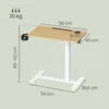 VASAGLE Stehtisch, Beistelltisch mit Rollen, 70 x 40 cm Produktbild-Vorschau 14