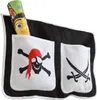 Bett-Tasche für Hoch- und Etagenbetten Pirat Schwarz-Weiß Produktbild-Vorschau 1