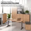 bümö Schreibtisch Serie-O - Gestell: Silber, Nachbildung: Produktbild-Vorschau 2