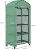 Outsunny Serre de jardin avec étagères 4 niveaux, serre de Voir les images du produit 5