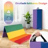 COSTWAY skladacia gymnastická podložka, 180 x 120 cm mäkká Náhľad obrázku produktu 5