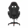 The back view of a black and red gaming chair on a white background. Náhľad obrázku produktu