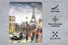 MuchoWow® Mauspad Mousepad Gemälde - Paris - Frankreich - Produktbild-Vorschau 2
