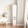 Armoire loft moderne blanche 2 portes 174 cm Voir les images du produit 5