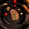Ø24cm Grillpfanne aus Gusseisen mit Glasdeckel Induktion Produktbild-Vorschau 8