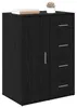 vidaXL Credenza look rovere nero 59 x 39 x 80 cm Materiale Anteprima dell’immagine prodotto 3