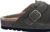 Scholl Fae New F Clog Suede - Velourleder in khaki mit Fell Produktbild-Vorschau 16