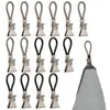 15x Handtuchclips Handtuchhalter Aufhänger Klammern Bad Produktbild-Vorschau 1