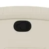 vidaXL Fauteuil relax Crème Similicuir Voir les images du produit 12