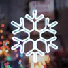 SALCAR 40cm Schneeflocken Deko Weihnachten, LED Produktbild-Vorschau 5