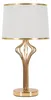 Stolní lampa Mauro Ferretti Slimmy 28x53 cm bílo-zlatá Náhled obrázku produktu 1