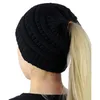 Háčkovaná čepice s culíkem, dámská čepice - BEANIEHUT Black Náhled obrázku produktu 8