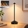 LED Tischlampe Kabellos Schwarz, Moderne Nachttischlampe, 3 Produktbild-Vorschau 1