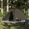 vidaXL Tenda da campeggio a cupola 4 persone Marrone Anteprima dell’immagine prodotto 2